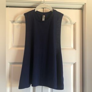 Epic blue muscle tank, L